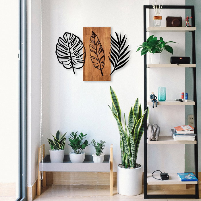 Wallity Triple Leaves - 384 Nogal y Negro